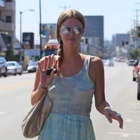 Nicky Hilton wearing a teal tie dye dress photos | Picture 63883